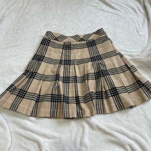 Plaid skirt